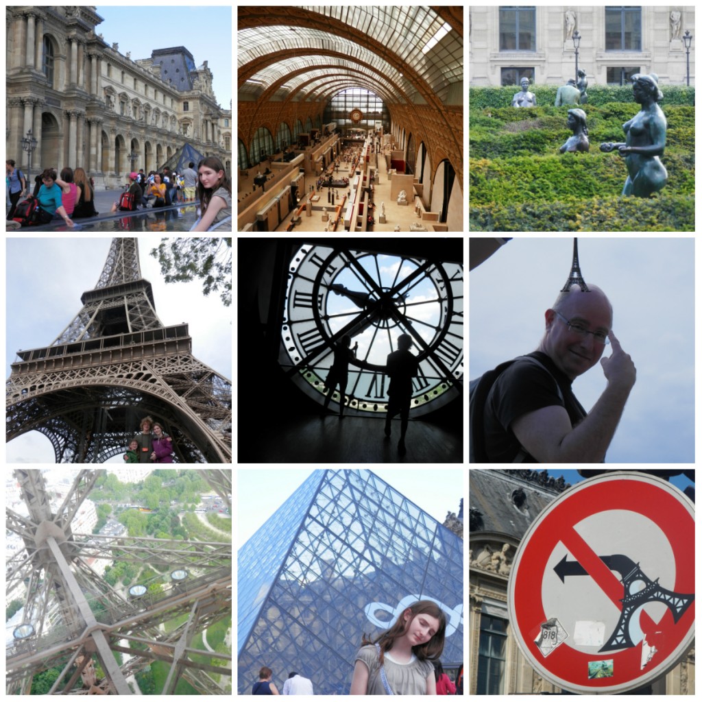 bigger collage of Paris